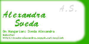 alexandra sveda business card